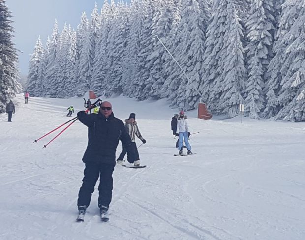 Палма за новогодишње празнике на скијама (ВИДЕО)